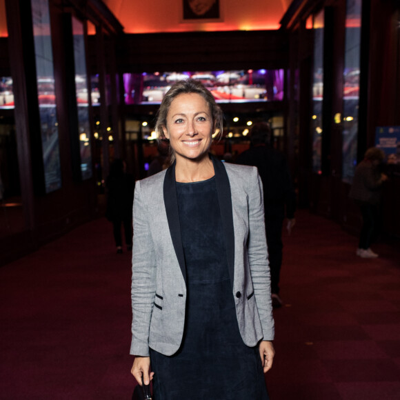 Exclusif - Anne-Sophie Lapix - People au concert unique "Au cinéma" de Renaud Capuçon à l'Olympia à Paris le 14 octobre 2018. © Dominique Jacovides - Cyril Moreau/Bestimage