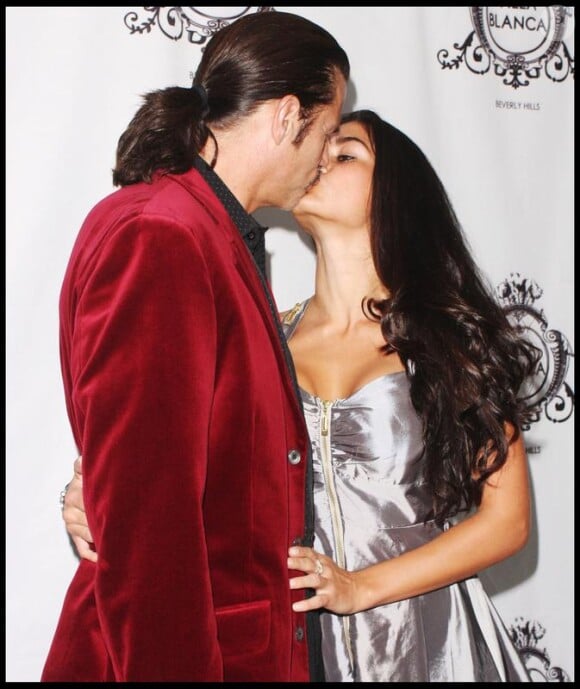 Lorenzo Lamas et sa nouvelle petite amie à Los Angeles le 14 janvier 2010