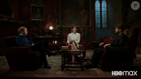 Les acteurs principaux (D. Radcliffe, E. Watson et R Grint) sont réunis pour une émission spéciale à l'occasion des 20 ans de la saga Harry Potter. 
