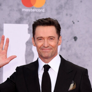 Hugh Jackman au photocall de la cérémonie des Brit Awards 2019 à l'O2 Arena à Londres le 20 février 2019. 