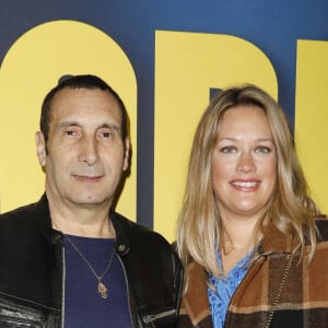 Zinedine Soualem et sa compagne Caroline Faindt - Avant-première du film "En Corps" à l'UGC Normandie à Paris, le 16 mars 2022. © Marc Ausset-Lacroix/Bestimage