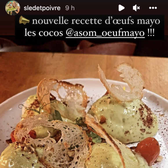 Sophie Davant et Pierre Sled, séparés mais complices au restaurant avec leur fille Valentine, en mars 2022 sur Instagram.