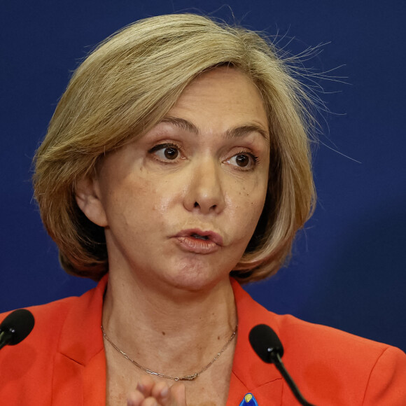 Valérie Pécresse, candidate aux élections présidentielles - Conférence de presse lors du Sommet du parti populaire européen au siège du parti "Les Républicains" à Paris, le 10 mars 2022. © Aurélien Morissard / Panoramic / Bestimage