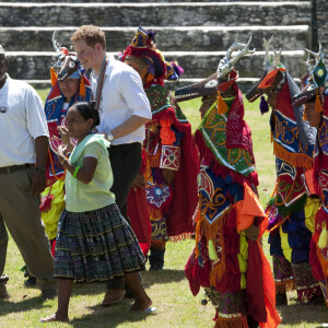 Le prince Harry lors de sa tournée aux Caraïbes (Bélize et Bahamas) en mars 2012.