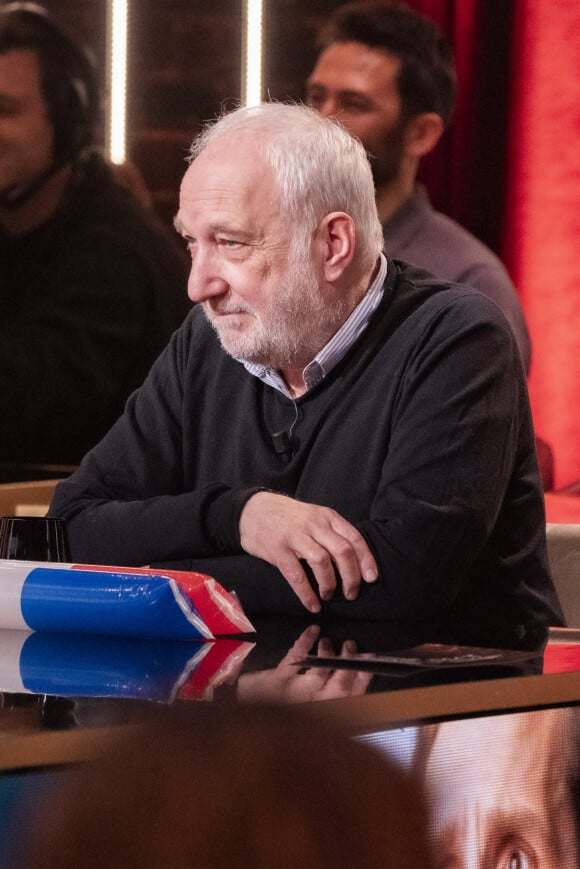 Exclusif - François Berléand sur le plateau de l'émission OEED (On Est En Direct) présentée par L.Salamé et L.Ruquier à Paris, France, le 19 mars 2022. © Jack Tribeca/Bestimage 