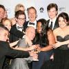 L'équipe de Glee, dont Ryan Murphy, Lea Michele, Jenna Ushkowitz, Dianna Agron, gagnante  lors de la 67e cérémonie des Golden Globes le 17 janvier 2010
