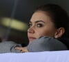 L'ex-championne olympique de gymnastique rythmique russe Alina Kabaeva assiste au match de hockey sur glace entre la Russie et la Slovaquie au Bolchoi Ice Palace à Sotchi