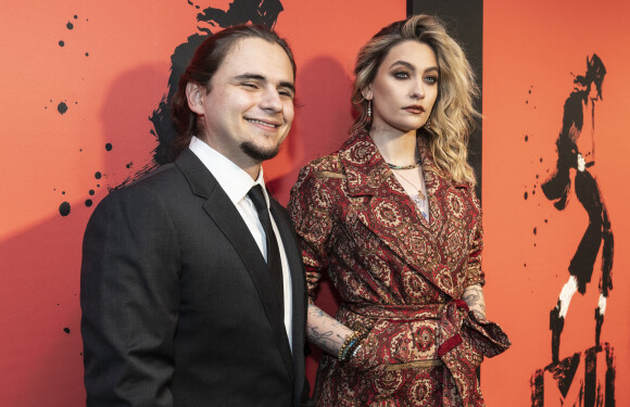 Prince Jackson et sa soeur Paris Jackson - Soirée d'ouverture de la comédie musicale "MJ (The Michael Jackson Musical)" au Neil Simon Theatre à New York. Le 1er février 2022 