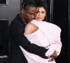 Travis Scott et sa compagne Kylie Jenner - Les célébrités posent lors du photocall de la soirée des GRAMMY Awards au Staples Center de Los Angeles.