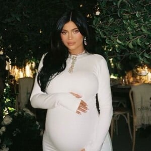 Kylie Jenner, enceinte de son deuxième enfant, sur Instagram.