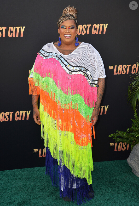 Ashley Marie Preston à la première du film "The Lost City" à Los Angeles, le 21 mars 2022. 
