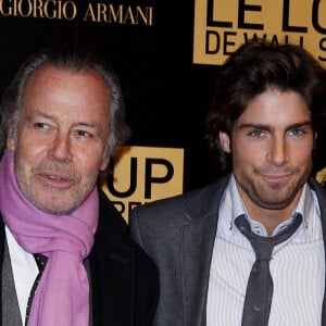 Michel Leeb et son fils Tom - Avant-premiere mondiale du film "Le loup de Wall Street" au cinema Gaumont Opera Capucines a Paris, le 9 decembre 2013. 