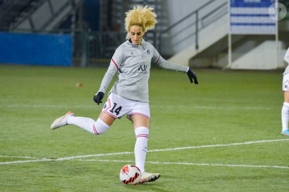 Kheira Hamraoui - Match de D1 Arkema "PSG - Dijon (5-0)" au stade Georges-Lefèvre, le 11 février 2022.