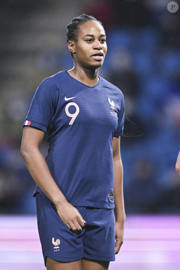 Marie Antoinette Katoto (France) - Tournoi de France "France - Finlande (5-0)" au stade Océane, le 16 février 2022.