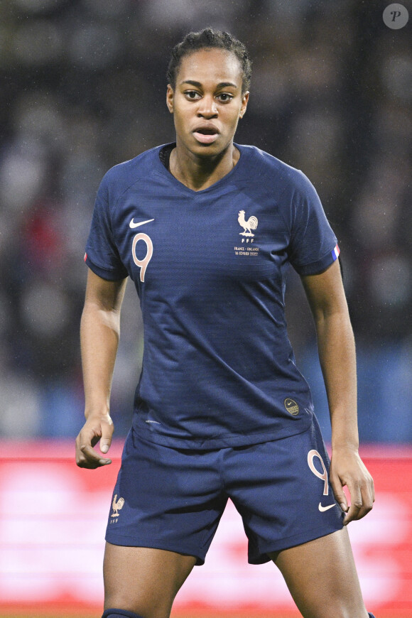 Marie Antoinette Katoto (France) - Tournoi de France "France - Finlande (5-0)" au stade Océane, le 16 février 2022.