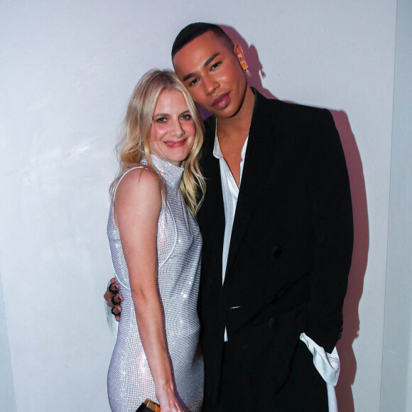 Mélanie Laurent et Olivier Rousteing assistent au dîner de l'association AEM (Un Avenir pour les Enfants du Monde), au profit des enfants du Rwanda, au Pavillon Ledoyen à Paris. Le 24 mars 2022 © Borde-Rindoff / Bestimage