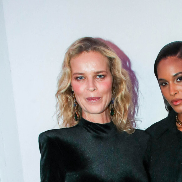 Eva Herzigova et Cindy Bruna - Dîner de l'association AEM, au profit des enfants du Rwanda, au Pavillon Ledoyen à Paris. Le 24 mars 2022. © Borde-Rindoff / Bestimage
