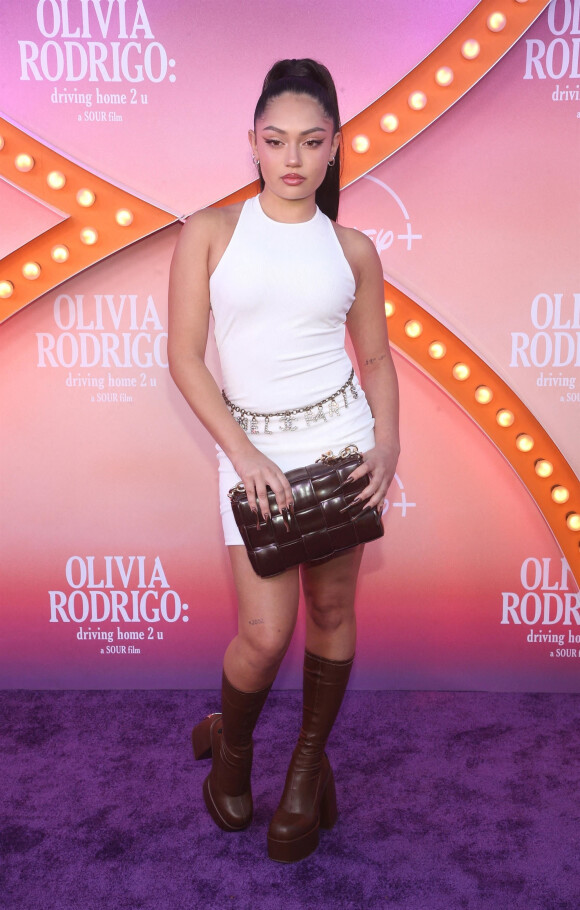 Avani à la première de la série Disney + "Olivia Rodrigo: Driving Home 2 U (A Sour Film)" à Los Angeles, le 24 mars 2022. 