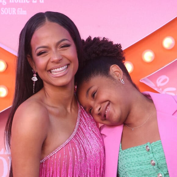 Christina Milian, Violet Madison Nash à la première de la série Disney + "Olivia Rodrigo: Driving Home 2 U (A Sour Film)" à Los Angeles