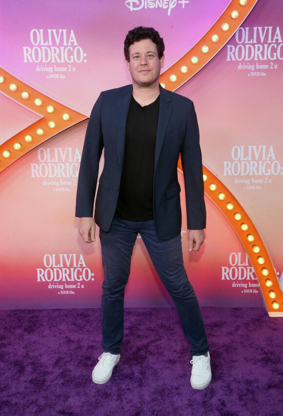 Jordan Gilbert à la première de la série Disney + "Olivia Rodrigo: Driving Home 2 U (A Sour Film)" à Los Angeles, le 24 mars 2022. 