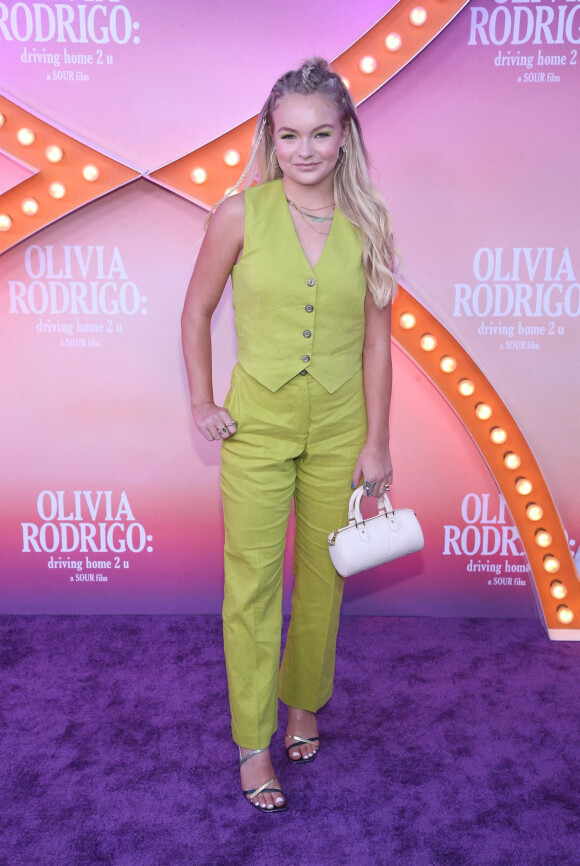 Pressley Hosbach à la première de la série Disney + "Olivia Rodrigo: Driving Home 2 U (A Sour Film)" à Los Angeles, le 24 mars 2022. 