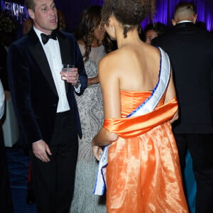 Le prince William, duc de Cambridge, et Catherine (Kate) Middleton, duchesse de Cambridge, assistent à une réception organisée par le gouverneur général des Bahamas, Sir Cornelius Alvin Smith. Nassau, le 25 mars 2022. 