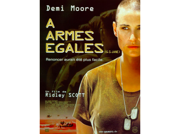 Affiche du film A armes égales (G.I. Jane) sorti en 1997 avec Demi Moore