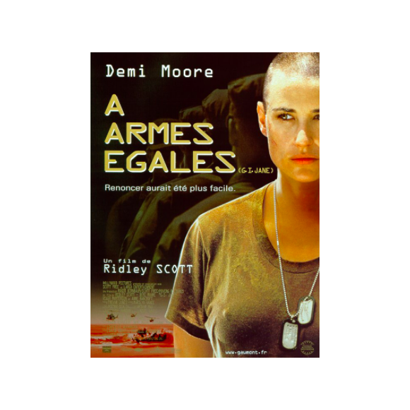 Affiche du film A armes égales (G.I. Jane) sorti en 1997 avec Demi Moore