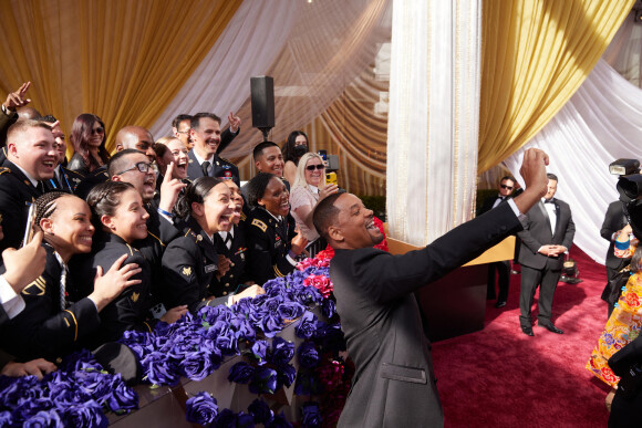 Will Smith au photocall de la 94ème édition de la cérémonie des Oscars à Los Angeles, le 27 mars 2022.