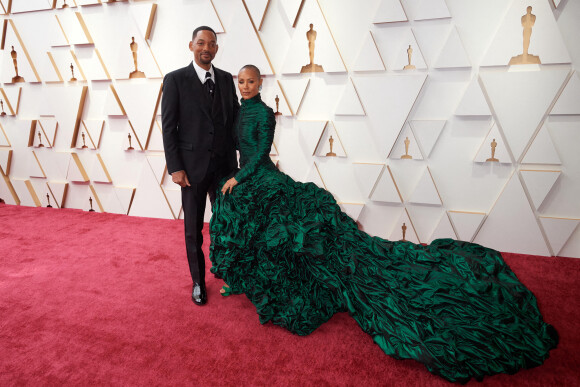 Will Smith, Jada Pinkett Smith au photocall de la 94ème édition de la cérémonie des Oscars à Los Angeles, le 27 mars 2022.