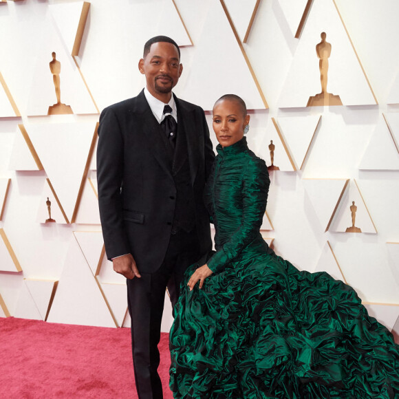 Will Smith, Jada Pinkett Smith au photocall de la 94ème édition de la cérémonie des Oscars à Los Angeles, le 27 mars 2022.