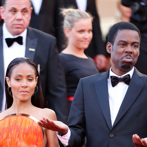Chris Rock et Jada Pinkett-Smith lors de la présentation du film Madagascar 3 au Festival de Cannes 2012