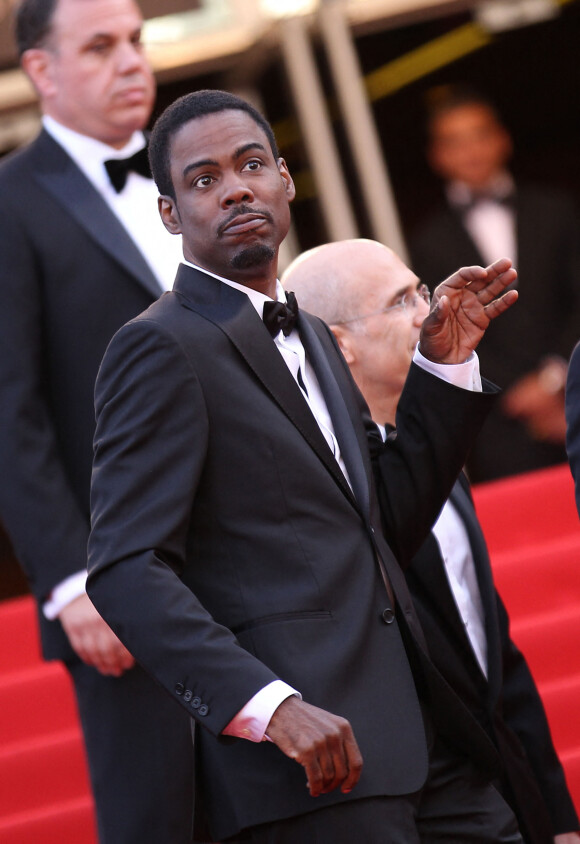 Chris Rock et Jada Pinkett-Smith lors de la présentation du film Madagascar 3 au Festival de Cannes 2012