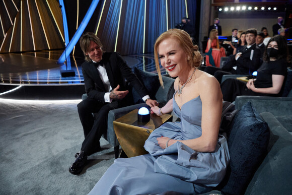 Nicole Kidman, Keith Urban à la 94ème édition de la cérémonie des Oscars à Los Angeles, le 27 mars 2022.