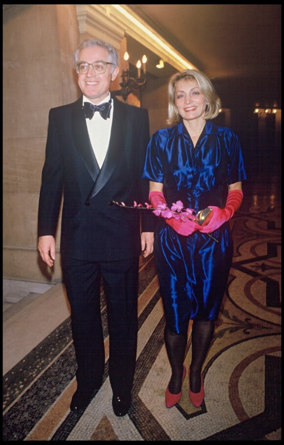 Lionel Jospin et Élisabeth Dannenmuller à l'opéra de Paris en 1987