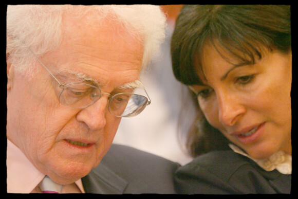 Lionel Jospin et Anne Hidalgo - Réunion à la mutualité en 2008