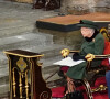 La reine Elisabeth II d'Angleterre - Service d'action de grâce en hommage au prince Philip, duc d'Edimbourg, à l'abbaye de Westminster à Londres, le 29 mars 2022. Le prince Philip, duc d'Edimbourg, est décédé Le 9 avril 2021. Première sortie publique de la souveraine après des ennuis de santé.  S
