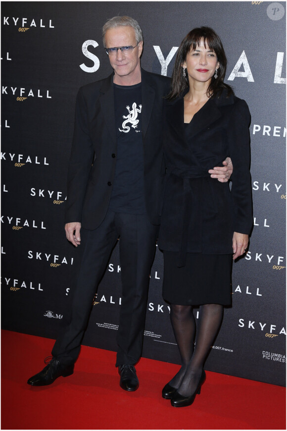 Christophe Lambert, Sophie Marceau - Avant premiere du dernier James Bond "Skyfall" a Paris le 24 Octobre 2012. 