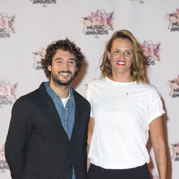 Laure Manaudou et son compagnon Jérémy Frérot - Arrivées à la 17ème cérémonie des NRJ Music Awards 2015 au Palais des Festivals à Cannes