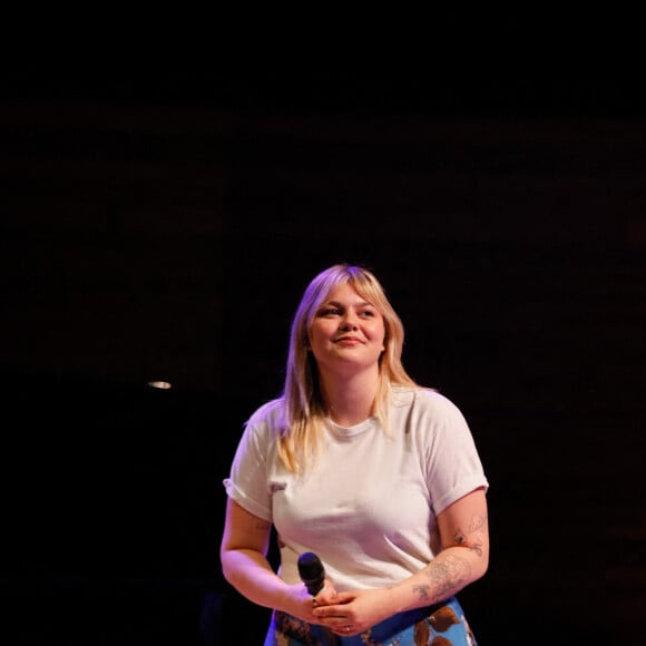 Louane - "La radio fait son show" organisée en direct pour le centième anniversaire de la radio par le CSA à Radio France à Paris, le 1er juin 2021. © Christophe Clovis/Bestimage