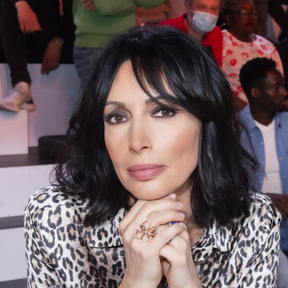 Exclusif - Géraldine Maillet sur le plateau de l'émission Touche pas à mon poste (TPMP) diffusée en direct sur C8 le 21 mars 2022. © Jack Tribeca / Bestimage