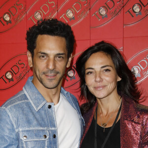 Tomer Sisley, Sandra Sisley au photocall de la soirée Tod's x Alber Elbaz "Happy Moment" au Palais de Tokyo à Paris, France, le 2 juillet 2019. © Marc Ausset-Lacroix/Bestimage 