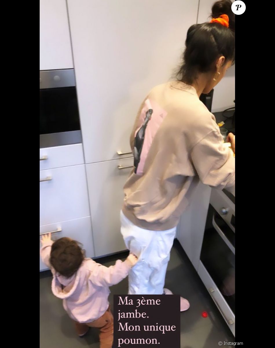 Shy'm et son fils Tahoma