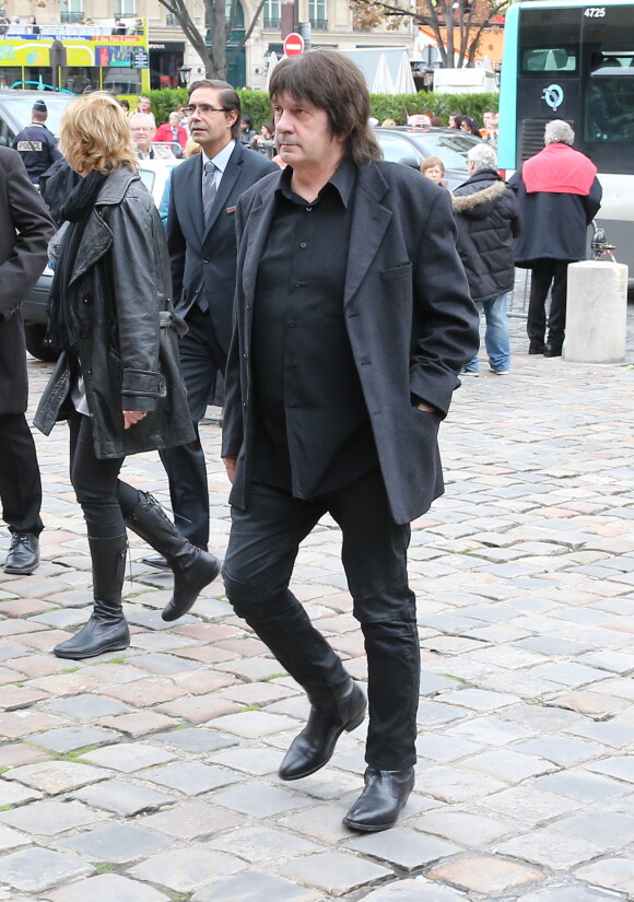 Michel Algay - Obseques de Frank Alamo en l'eglise de St-Germain-des-Pres a Paris. Le 18 octobre 2012