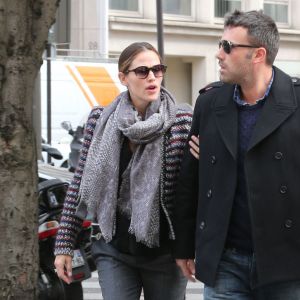 Ben Affleck et Jennifer Garner viennent passer quelques jours en amoureux a Paris. Le 15 octobre 2012.