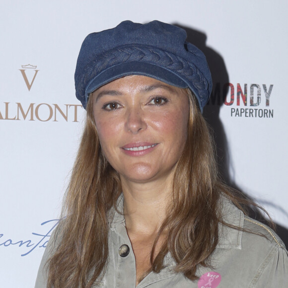 Exclusif - Sandrine Quétier - Photocall de la 6ème édition du cocktail "A Claudine" au profit de l'association "RoseUp" au restaurant "Mon Paris !" à Paris. Le 14 octobre 2019 © Christophe Clovis / Bestimage