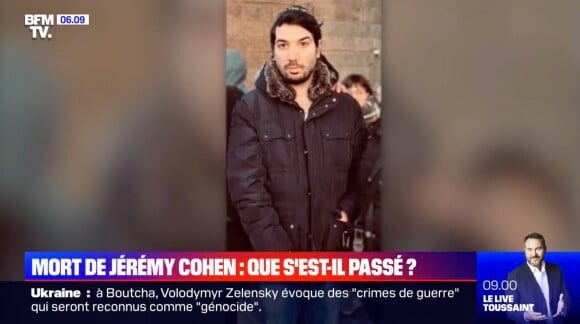 Gérald Cohen, le père de Jérémy Cohen, sur le plateau de BFMTV.