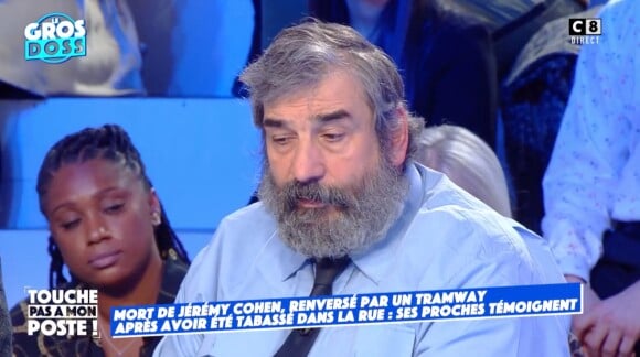 Gérald Cohen, le père de Jérémy Cohen, dans l'émission Touche pas à mon poste.