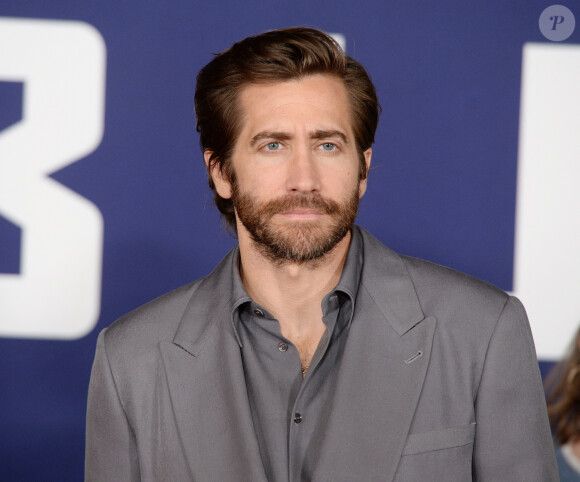Jake Gyllenhaal au photocall de la première du film "Ambulance" à Los Angeles le 4 avril 2022. 