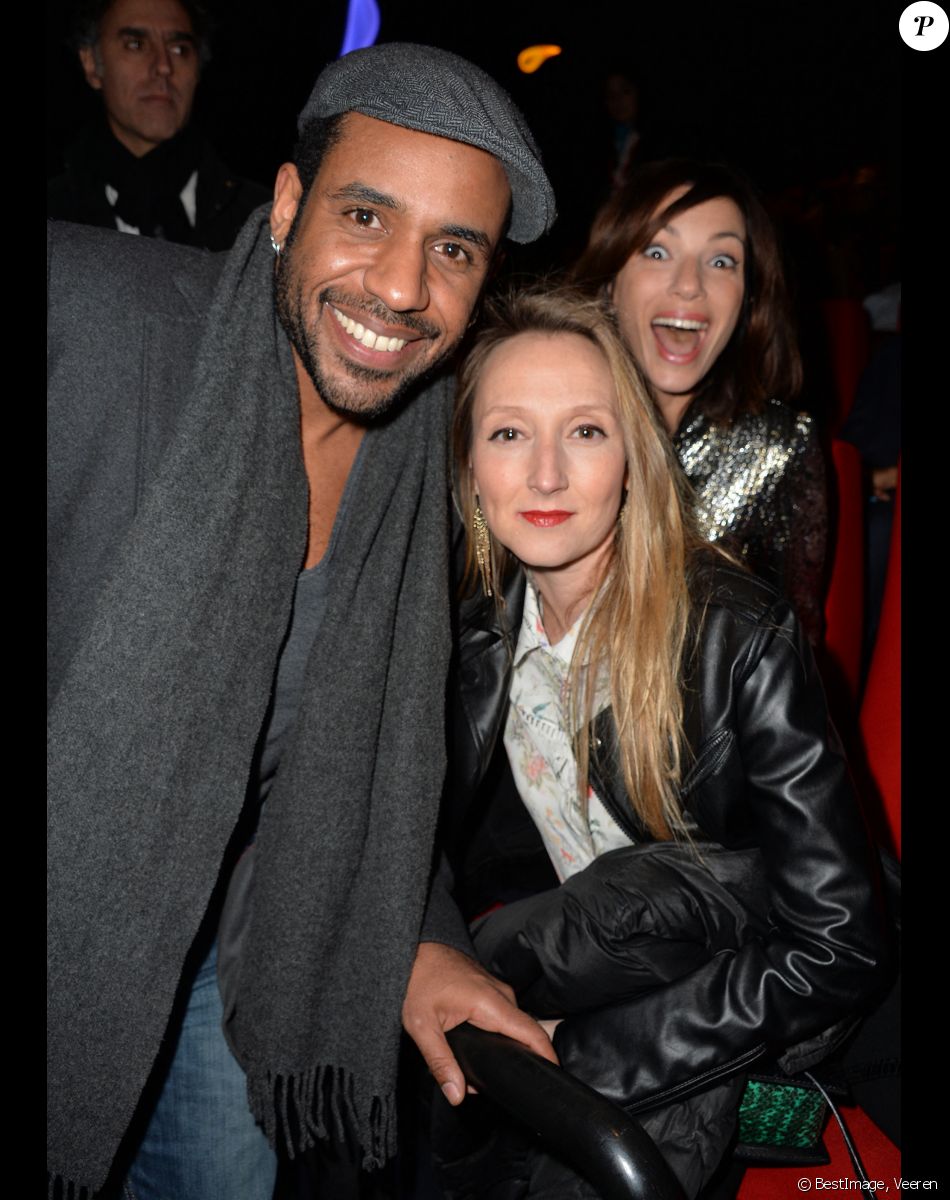 Exclusif - Loup-Denis Elion, Audrey Lamy (enceinte) et Aure Atika - Projecton du film " Tout pour etre heureux" de Cyril Gelblat le 16 mars 2016. © Veeren/Bestimage